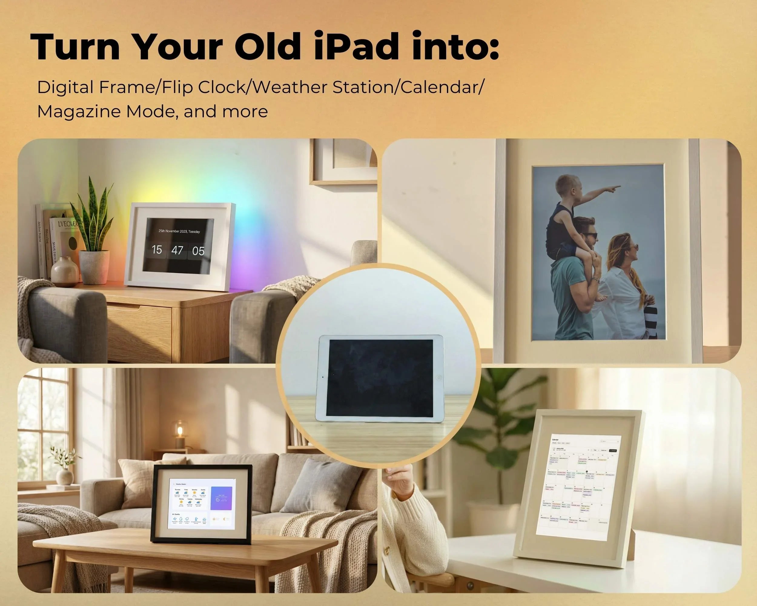 iFramix Pro, Repurpose your idle iPad
